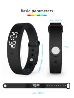 Reloj de Alarma de vibración, alarmas vibrantes con temporizador de Cuenta regresiva, Reloj de recordatory de Alarma de vibración a prueba de Agua, alarmas personales-HAOY - details 2
