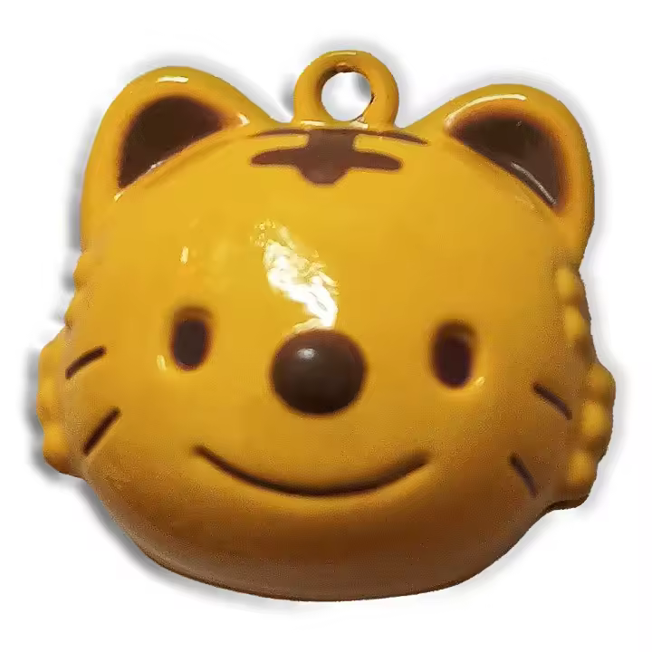 Cascabel Decorativo Metálico – Bell – Animales – Mascotas – Gato – Cat – Música para tu Ropa y Complementos – 2,5 x 2,5 cm. – Moda The Happy Patch - 1