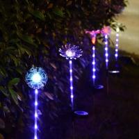 Lámpara Solar De Jardín Con Balón De Hierro Y Remolinos Luz LED Exterior Faeirita Nocturna Para Atmosfera De Yard Art - details 13