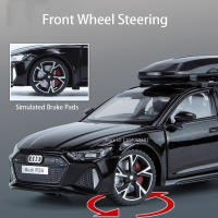 Coche De Juguete a Escala 1:32 RS6 De Aleación Con 6 Puertas Abiertas Y Absorción De Choque Para Niños Regalo Para Chicos Material Metálico Tamaño Aproximado 15.5*6.7*6CM - details 7