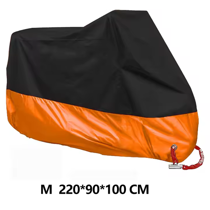 Cubierta Protectora Para Motocicleta Impermeable Y Anti-Polvo UV Prueba De Sol Para Exterior E Interior Cubierta De Protección Para Bicicleta Y Scooter - 1