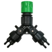 Adaptador De Grifo Para Riega Drip 4-Maneras Para Jardín 1/4'' Sistema De Riego Automático Kit De Riego Para Bonsái Maceta Plantas Estufa - details 0