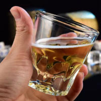 Vaso De Vino 145ml Para Bebidas Elegante Botella Aesthetic Copas Gruesas Para Whiskey Y Spiritos Tumbler Para Cerveza Mugs Para Tequila - details 4