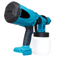 PISTOLA DE PULVERIZACIÓN eléctrica, pulverizador de pintura inalámbrico, aerógrafo de revestimiento de acero para muebles de coche, Compatible con batería Makita de 18V, 800ML, - details 3