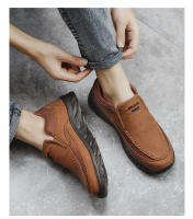 Zapatos De Lona Para Hombre Tenis Cómodos Para Caminar Moda Negocios Slip on Casual Confort Para Conducción - details 8