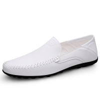 Zapatos Casuales Para Hombre De Cuero Legítimo Lujo Italiano Mocasines Hechos a Mano Transpirables Botines Slip-On Talla Grande - details 27