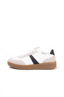 Lyla Wang Zapatillas deportivas blancas para mujer con detalle en negro, estilo clásico y moderno para el uso diario - details 9