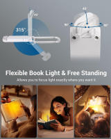 Luz De Lectura Mini LED Recargable USB Con Protección Ocular Y Ajuste De Brillo Luz Nocturna Pequeña Portátil Para Libros - details 9