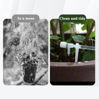 Kit De Riego Por Drip Para Jardín Con Tubo De 4/7mm Ajustable Y Válvula Reguladora 10/20/30M Sistemas De Riego Para Plantas - details 5