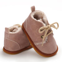 Botitas De Nieve Para Bebé Niño Y Niña Zapatos De Primera Caminata Invierno Algodón Cálido Antideslizante Suela Nuevo Nacido Zapatos Para Cuna - details 7