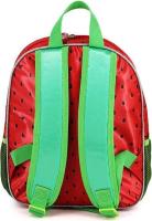 Mochila 3D Pequeña Minnie Mouse Watermelon Color Rojo y Verde. Tamaño 31x26x11cm. KARACTERMANIA - details 1