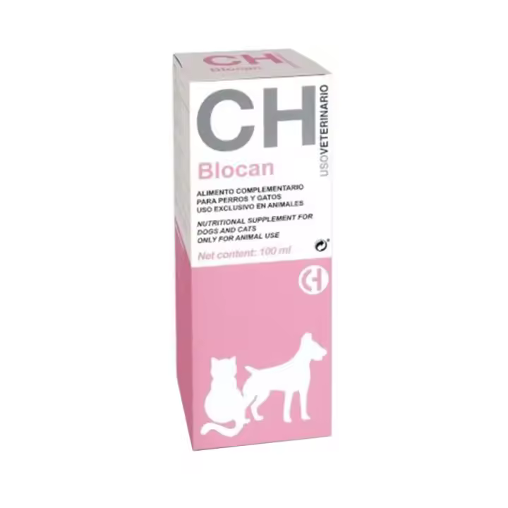 Blocan 100 ml suplemento digestivo con acción laxante suave y probiótica para perros y gatos Chemical Ibérica - 1