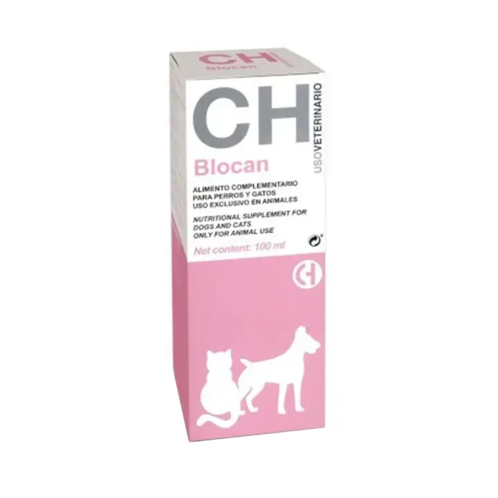 Blocan 100 ml suplemento digestivo con acción laxante suave y probiótica para perros y gatos Chemical Ibérica - 1