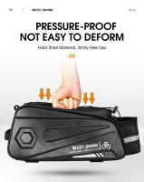 Bolsa De Bicicleta WEST BIKING De Piel Dura Multifuncional Impermeable Porta-Mochila Trasera Para Bicicleta Accesorios De Ciclismo - details 12