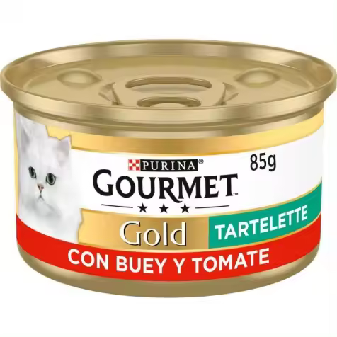 Purina Gourmet Gold Tartelette Buey y Tomate Gato Latas 24 x 85 gr - 1