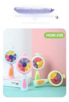 Estilo dopamina con mini luz de relleno de dopamina, ventilador de mano pequeño, regalo empresarial, primera opción, artefacto de verano - details 1