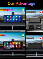 Cámara De Coche JMCQ 10.26" 4K Con Wireless Carplay Y Android Auto Lente Giratoria DVR De Doble Lente Grabadora De Video AI Con Visor Rearm Mirador - details 2