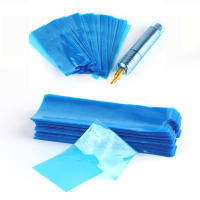 Bolsa De Higiene Para Máquina De Tatuaje Con Cuerda Y Aros 100 Piezas Accesorios De Tatuaje Desechables En Plástico Azul - details 3