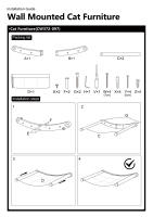 Hammock Para Gato De Pared Con Estantes Y Descansos Estables Para Dormir Jugar Subir Y Descansar Mobiliario Para Gatos PETRAVEL - details 5