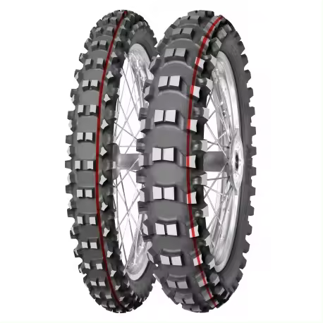 Neumatico De Moto Mitas-Terra Force-Mx Mh Medium To Hard (Racing Logo)-Mit 80 100 21 21 51-Cross- - 1