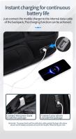 Mochila Multifuncional Para Hombre Fenruien 43L Capacidad Grande Con Cargador USB Impermeable Y Portátil Para Viajes - details 2