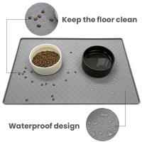 Alfombrilla Para Mascotas Placemat Para Alimentos De Perro Y Gato Silicone Impermeable Almohadilla De Comida Y Bebida Para Perros Y Gatos - details 2