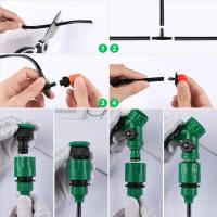 Kit De Riego Por Goteo Inteligente AISITIN 30m/100ft Con Sistema Automático De Programación Para Jardín Y Plantas Verdes - details 3