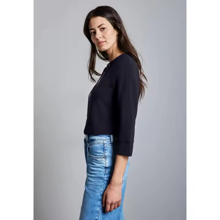 Street One Mod. PS322796 - Jersey manga 3/4 y cordón en cuello para mujer - 1