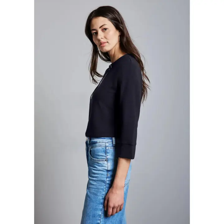 Street One Mod. PS322796 - Jersey manga 3/4 y cordón en cuello para mujer - 1