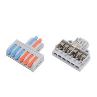 Conectores De Cable De Prensa Rápida Mini 10/50 PCS Universal Compactos Splitter Conductores Eléctricos Bloque Terminal Doméstico - details 4