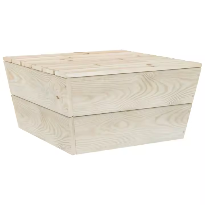 Mesa de Jardín de Madera de Abto impregnada 60x60x30 cm - 1