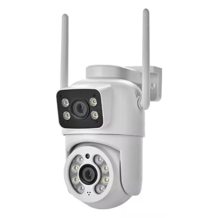 Cámara IP HD 8MP Dual Con Pantalla Y Lente Mini PTZ WIFI Exterior Seguridad Automática Tracking CCTV Monitorización ICSee - 1