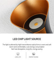 Lámpara De Pared LED 6W 10W Aluminio IP65 Impermeable Luz Exterior Para Jardín Porche Moderna Interior Estilo Nórdico Soporte Decorativo Iluminación - details 6