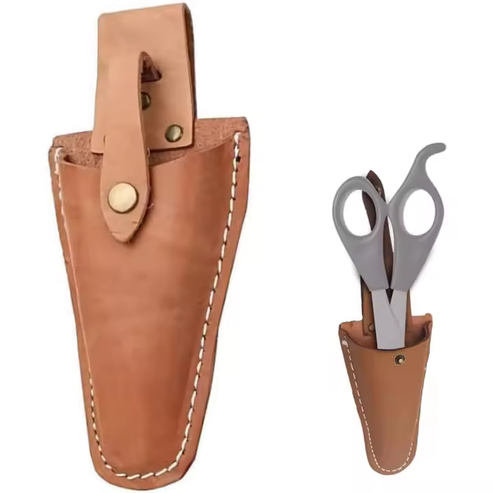 Funda para tijeras de jardinería, funda para podadora de jardín, funda para tijeras de podar, funda de cuero para podadora, soporte para alicates de podar - 1