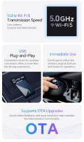 Nueva Adaptable Mini Wireless Box 2 En 1 CarPlay Android Auto Smart Plug And Play Dongle Bluetooth WiFi Conexión Rápida Para Coche - details 1