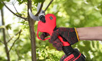 Tijeras de podar eléctricas sin escobillas, herramienta de corte de ramas de árboles frutales, bonsái, batería Makita,50mm, 1000W,Alto contenido de carbono,Modelo digital,Tijeras de rama gruesa - details 2