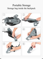 Mochila De Senderismo Naturehike 18L Ultraligera Plegable Y Impermeable Para Viajes Exterior Portátil Para Hombres Y Mujeres Camping Pequeña Mochila Azul Gris Negro - details 12