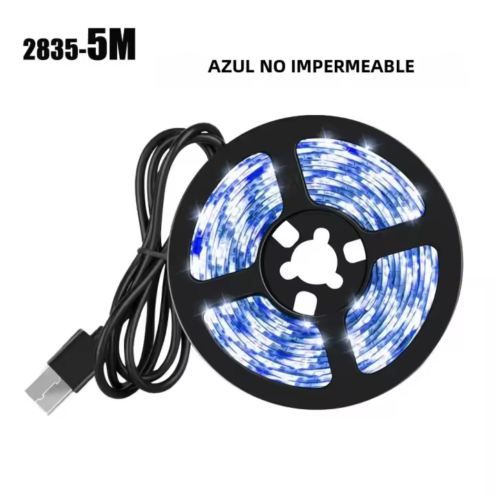 Tiras LED Recargables USB RGB 5V 5M 10M 15M Para Decoración De Habitaciones Y TV Juego Luz De Ambiente Navidad No Aquecidas SMD5050 Epistar - 1
