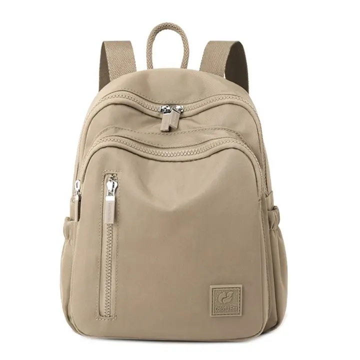 Mochila de hombro de Color sólido, Bolsa Escolar ligera e impermeable para estudiantes, Mini mochila portátil de gran capacidad, mochila de viaje - 1