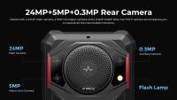 FOSSiBOT 5.45" 10600 mAh Batería Smartphone Outdoor Sin Contrato F101P, Octa Core 7GB 64GB, Altavoz Máx. 3.5W, Cámara 24MP, Teléfono Móvil Robusto IP68, Android 13, 5.45 Pulgadas HD+, Dual SIM, Huella Digital, GPS - details 10