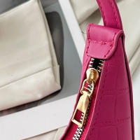 Bolso De Hombro En Forma De Crescent Para Mujer Bolso De Armpita Diseñador Bolso De Mano Diario Bolso Para Teléfono Vintage PU Suave - details 28