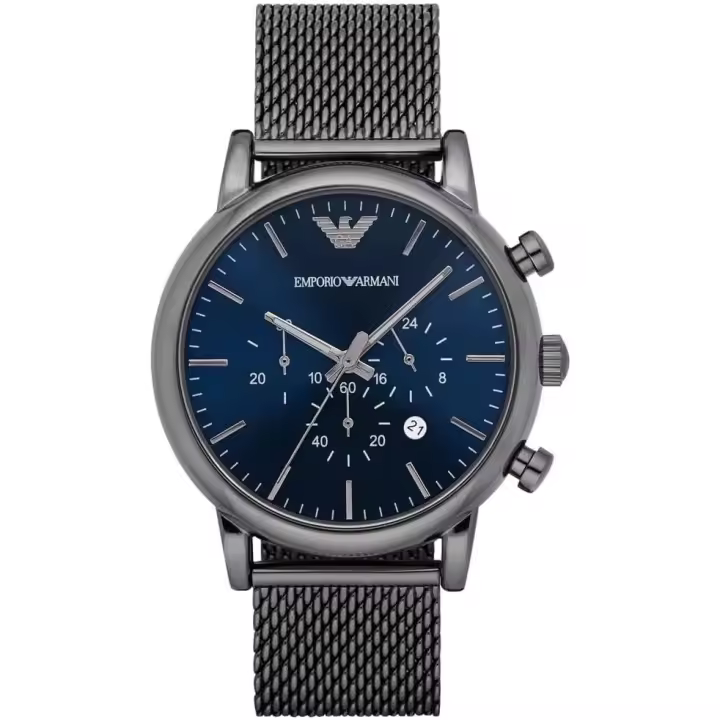Emporio Ar mani. Reloj Hombre, Movimiento AR1979 Mineral Redondo - 1
