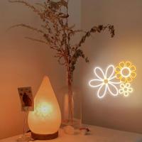 Luces Neón LED Daisy Neón Naranja Para Decoración De Pared Cargado Por USB Flor Noche Para Fiesta Regalos De San Valentín Cumpleaños - details 3