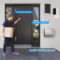 Cámara Vigilancia Solar IP 2MP, Visión Nocturna IR, PIR, Audio 2 Vías, WiFi, 128GB, ONVIF, H.265AI, IP66 - Jortan Tech - details 2