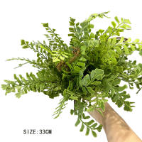 Hojas Dearenal Artificiales 33-48cm Para Decoración De Oficinas Y Hogares Accesorios Para Paredes De Plantas Persa Material De Plástico Para DIY - details 5