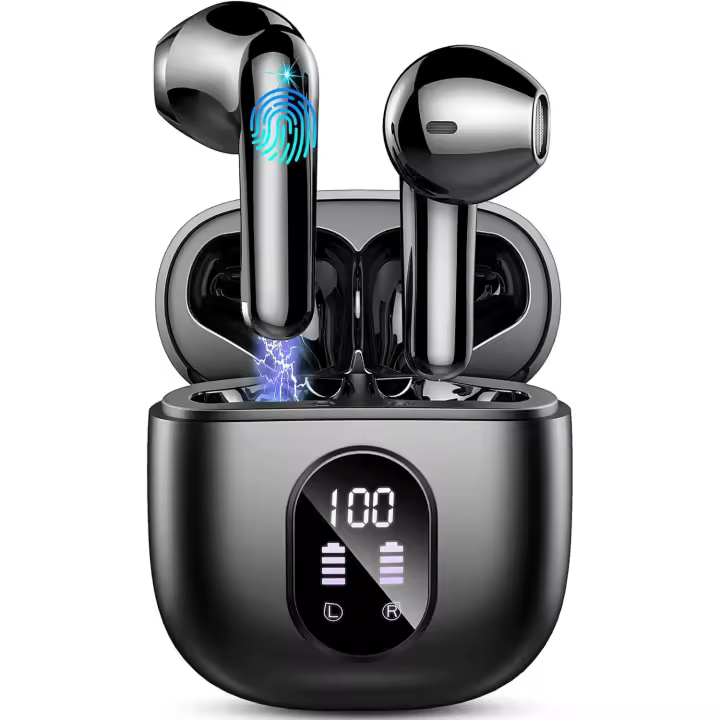 Auriculares Bluetooth 5,3 Con Reducción de Ruido y Microfono Dual - 1