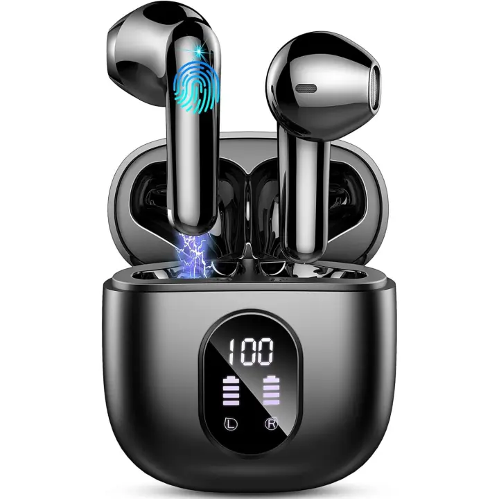 Auriculares Bluetooth 5,3 Con Reducción de Ruido y Microfono Dual - 1