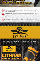 LYUWO Set De Destornillador Eléctrico Recargable 12V 3/8 Herramienta De Mantenimiento Automotriz Para Quitar Tornillos Y Nutrición - details 1