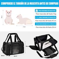 Bolsa,Bolsa Transpirable para Mascotas,Correa de Hombre Ajustable y Colchón - details 0
