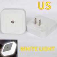 Lámpara Nocturna Mini Con Sensor De Luz Para Niños Y Adultos Para Dormitorio Y Sala De Estar 110-240V Enchufe EU US UK Incluye Batería Luz LED Controlada Por Movimiento - details 7